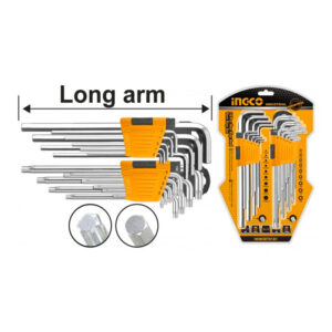 JUEGO COMBINADO 9 LLAVE ALLEN 9 LLAVE TORX INGCO HHKSET0181