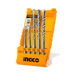 JUEGO DE BROCAS 5PS SDS PLUS INDUSTRIAL INGCO UAKD2052
