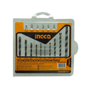 JUEGO DE BROCAS CONCRETO 16 PIEZAS POR JUEGO INGCO UAKSDB9165
