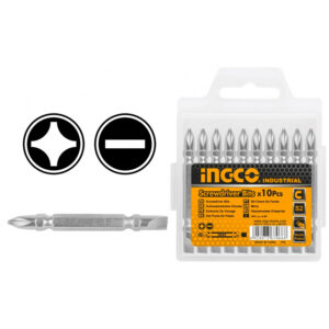 SET PUNTAS DESTORNILLADOR 10 PS (PH2+SL) INGCO SDB21HL133